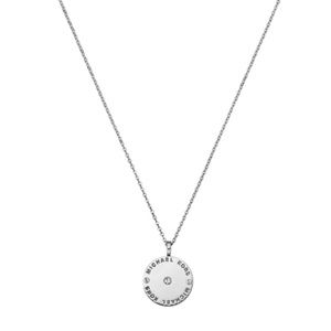 Michael Kors disc logo necklace